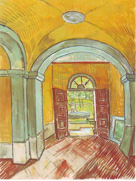 Vincent Van Gogh Entrance of the Hospital oil painting image